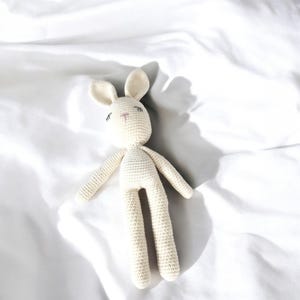 Crochet Plush Toy,Crochet Animals, Amigurumi Bunny, Amigurumi Animals, Handmade Crochet Bunny Toy for Babies and Children