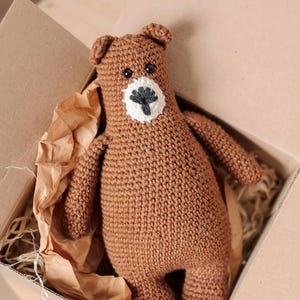 Crochet teddy bear, toddler toy, teddy bear, handmade toys, amigurumi teddy bear, crochet stuffed animals, crochet bear, gift for baby
